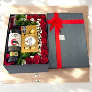 ROSAS VINO Y CHOCOLATE